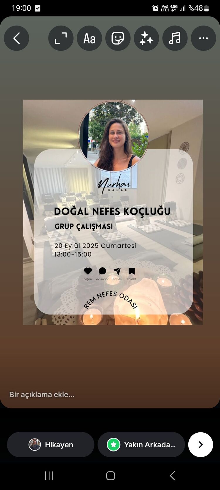 20 EYLÜL 2025 | DOĞAL NEFES GRUP ÇALIŞMASI
