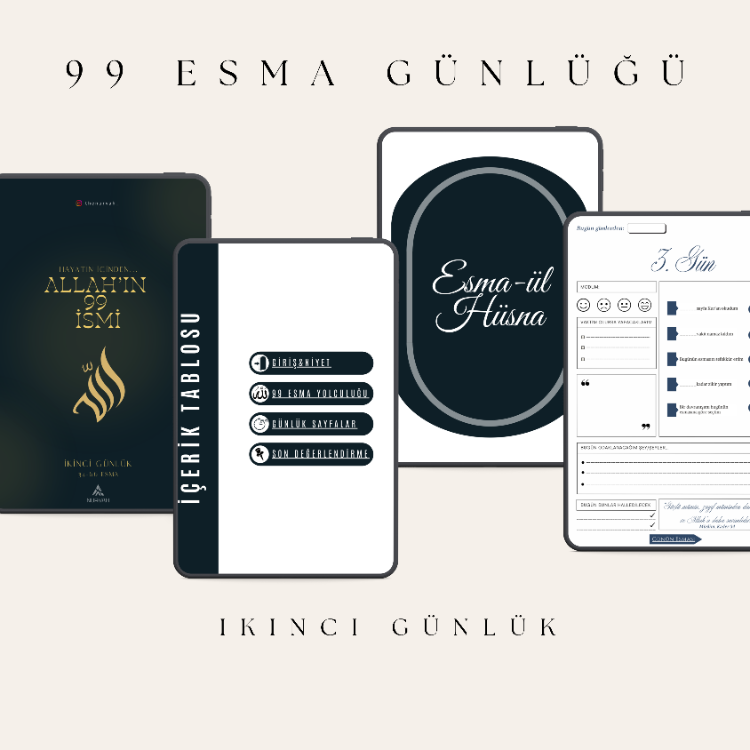 99 Esma Günlüğü – Manevi Tefekkür ve Yazma Günlüğü | İkinci Günlük