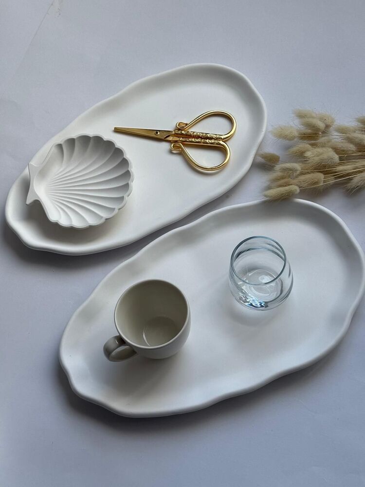 Nush Atelier İkili Uzun Söz Yüzüğü Seri Damat Kahvesi Tepisis