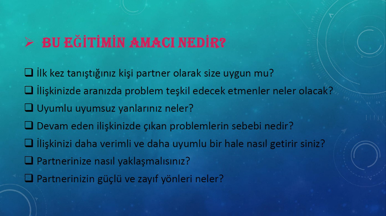 Kendi ilişkini kendin keşfet