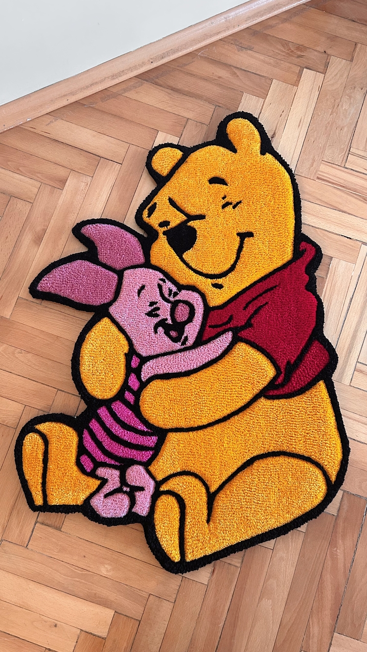 Winnie & Piglet Hug Rug