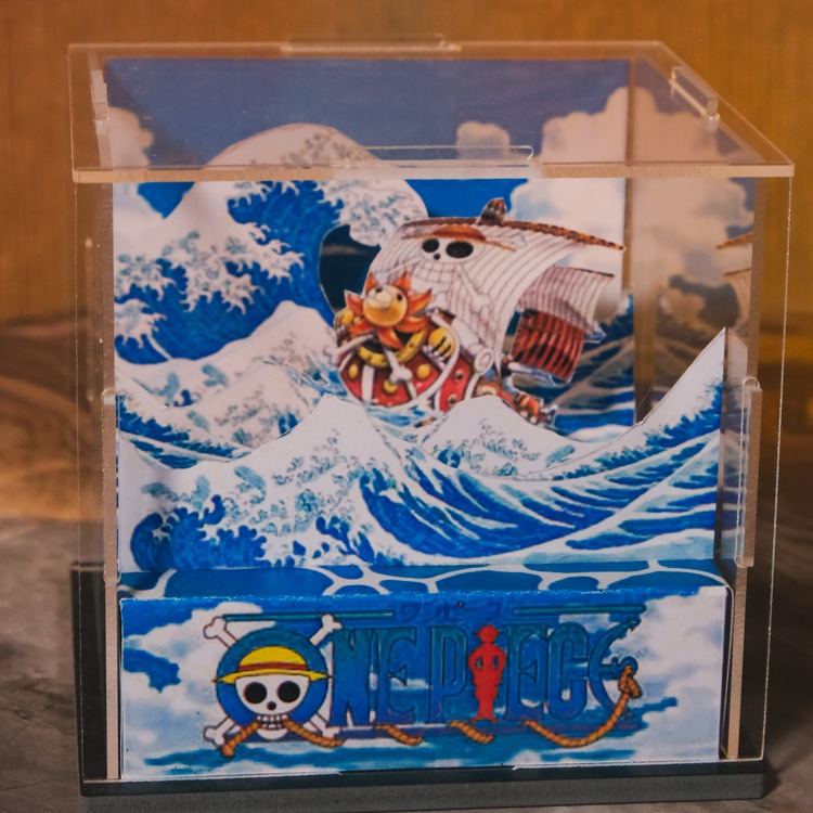 One Piece Diorama Cube with the Thousand Sunny