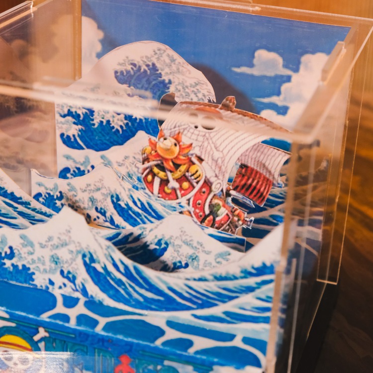 One Piece Diorama Cube with the Thousand Sunny