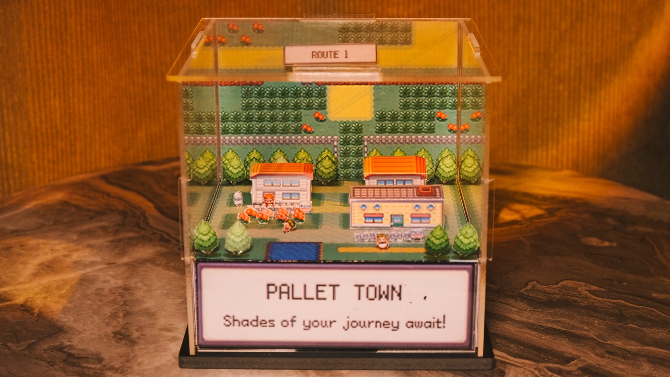 Pokemon Pallet Town Cube Handmade Diorama
