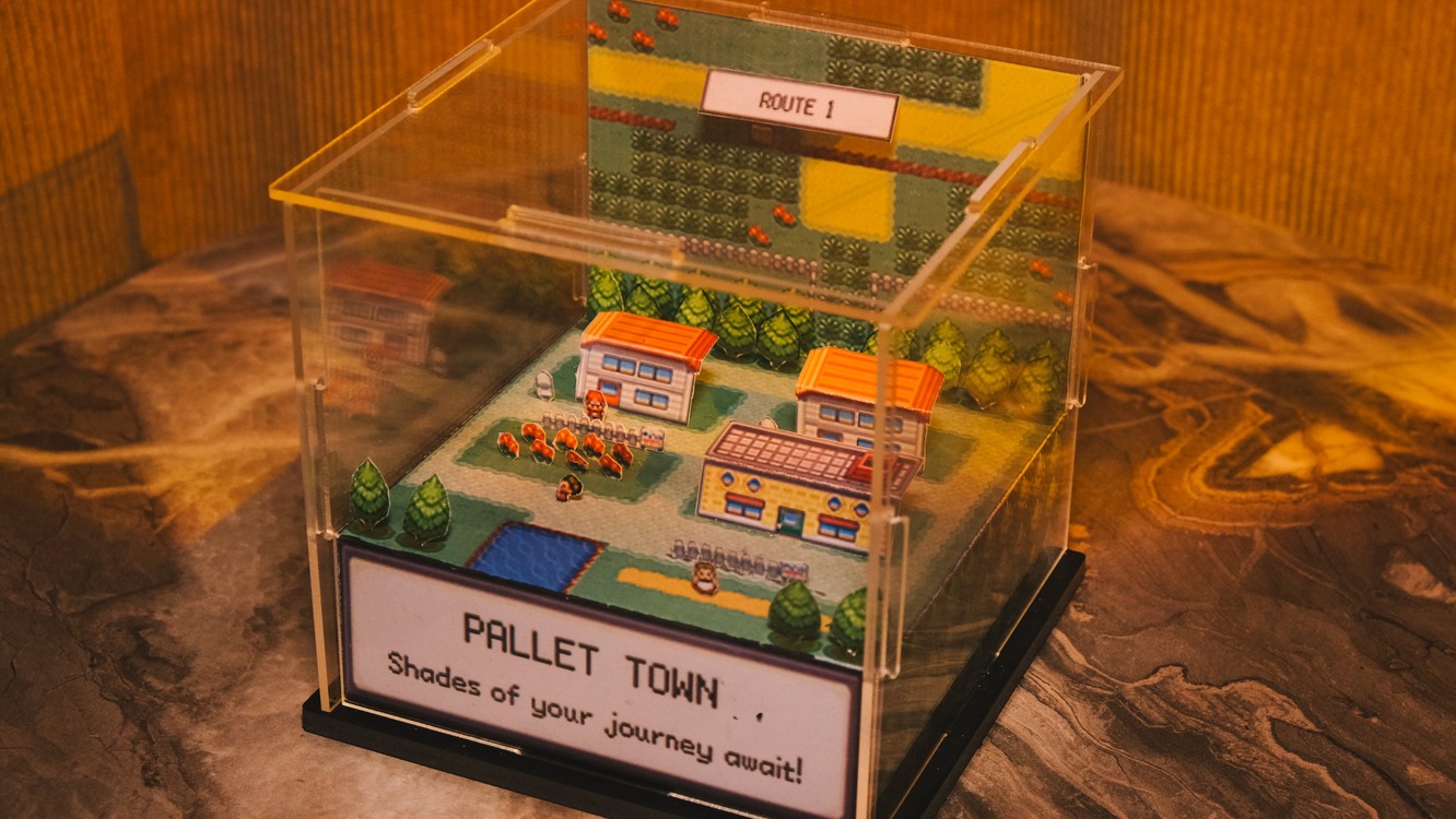 Pokemon Pallet Town Cube Handmade Diorama