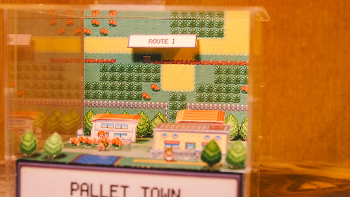 Pokemon Pallet Town Cube Handmade Diorama