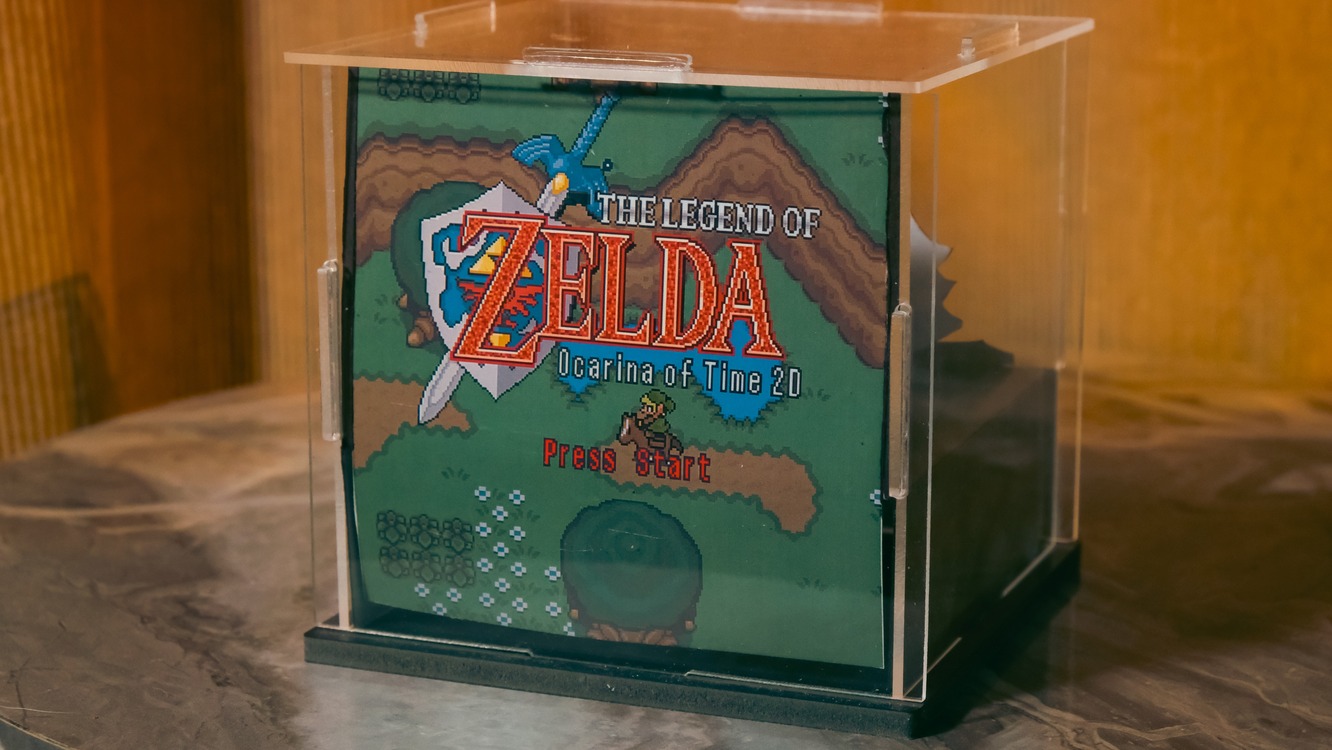 Zelda Ocarina of Time Cube Diorama 
