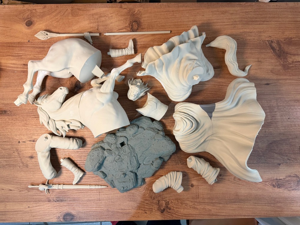 Gandalf the White & Shadowfax - 1:6 Scale Hand-Painted Statue (1/1 Collector's Piece)