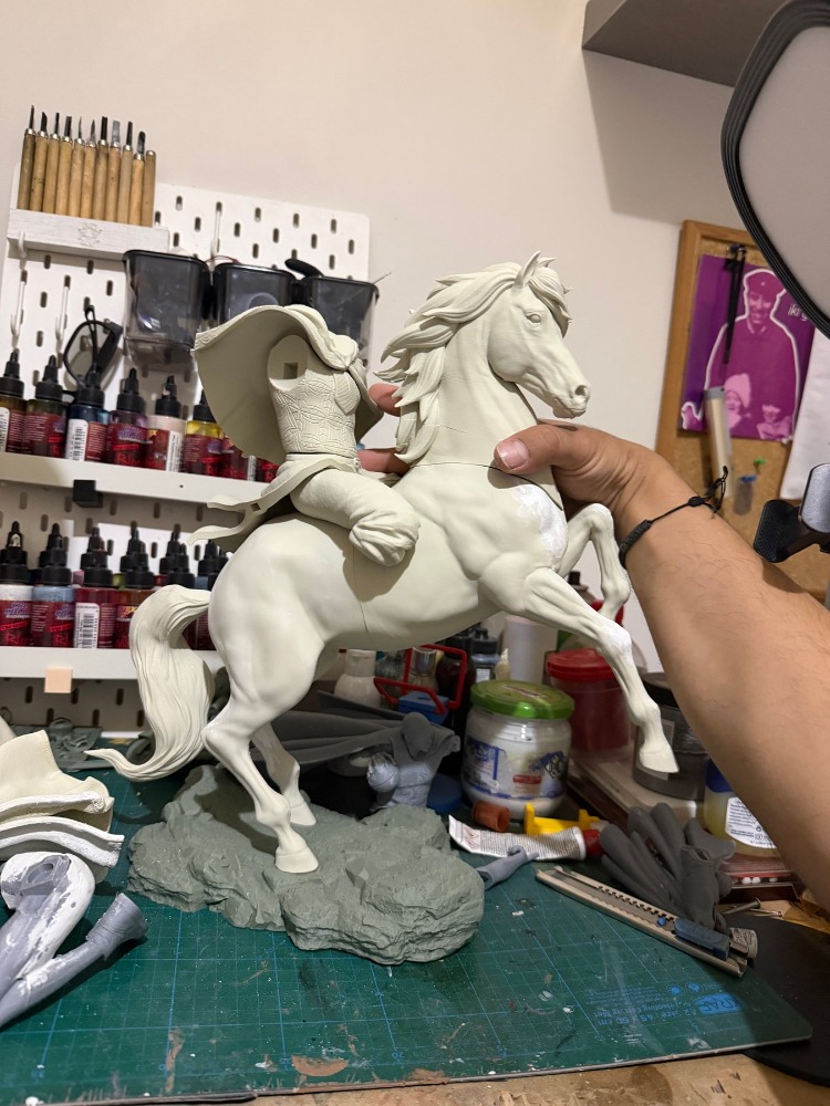 Gandalf the White & Shadowfax - 1:6 Scale Hand-Painted Statue (1/1 Collector's Piece)