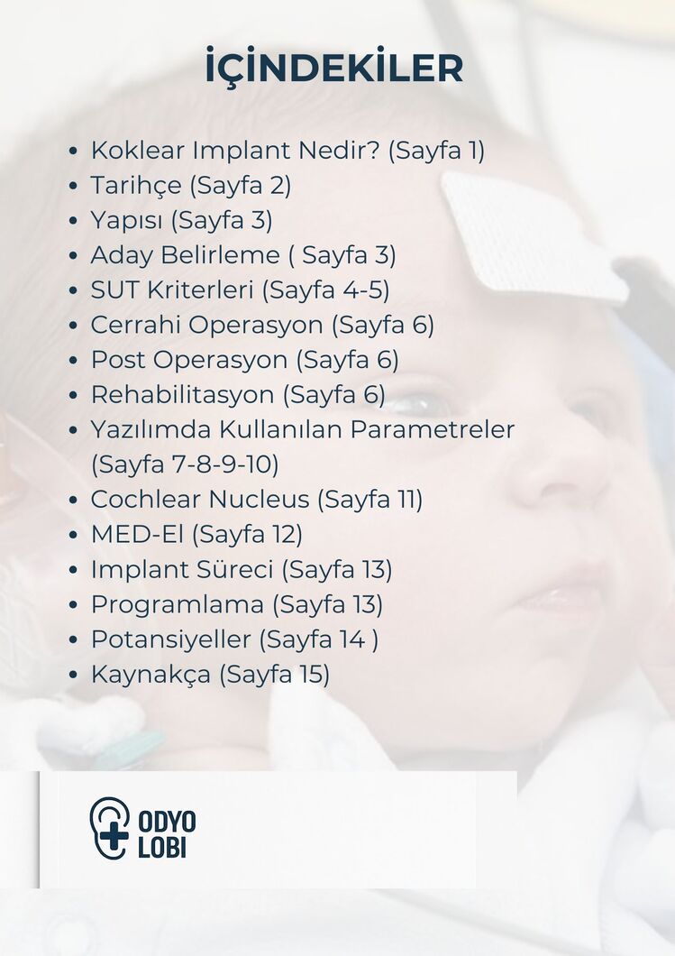 ODYOLOBİ | Koklear Implant Dergisi Sayı 01