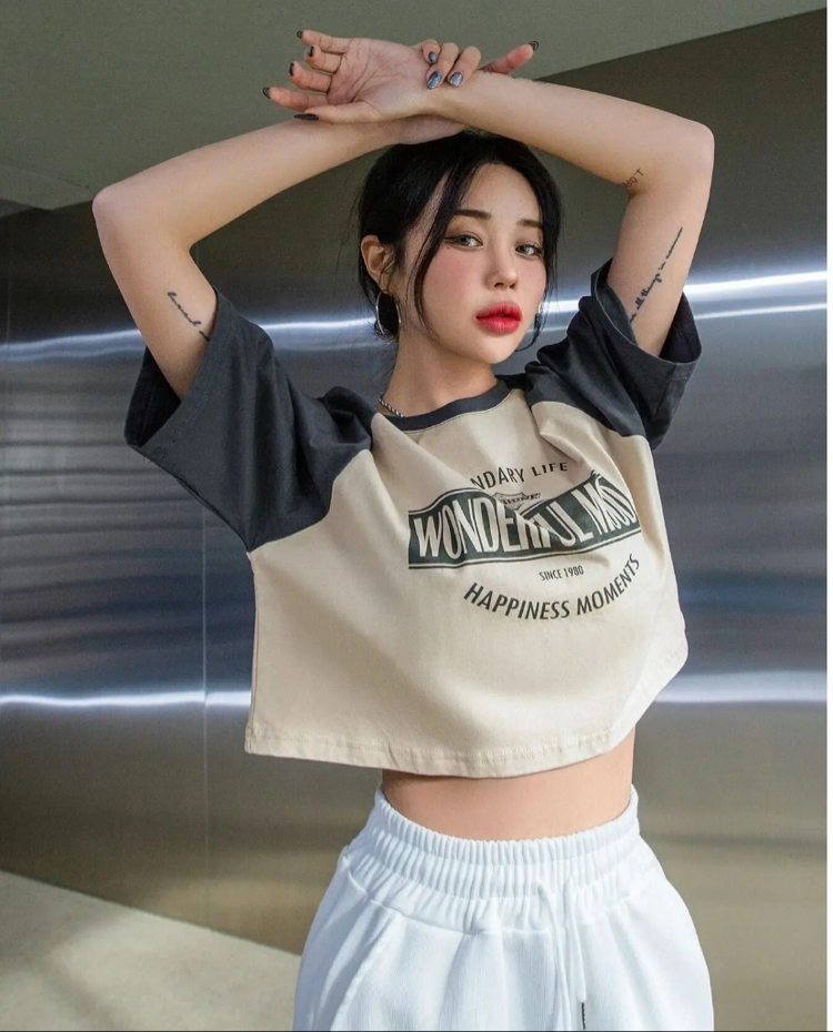 Wonderful Mood süprem cropT-shirt