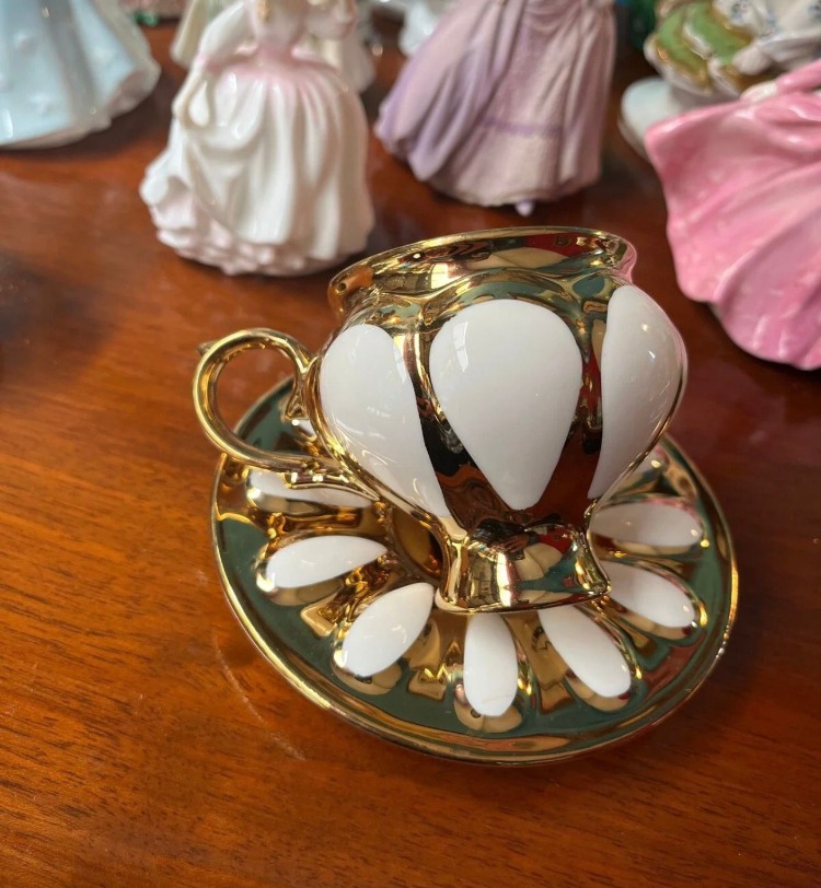 Buenos 6'lı Gold Lüks Fincan Takımı-6'lı Vintage Esintili Fincan Takımı