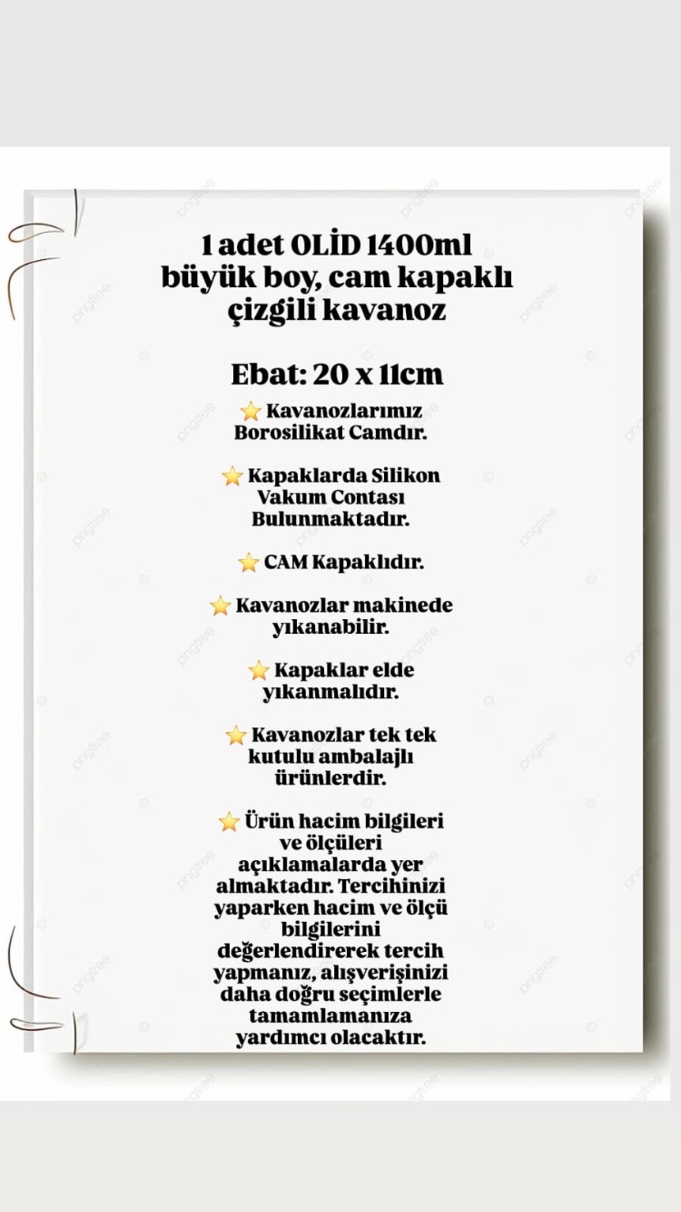 Mien 1400 ml Cam Kapaklı Kavanoz –Şeffaf Bakliyat, Baharat & Kuru Gıda Saklama Kabı