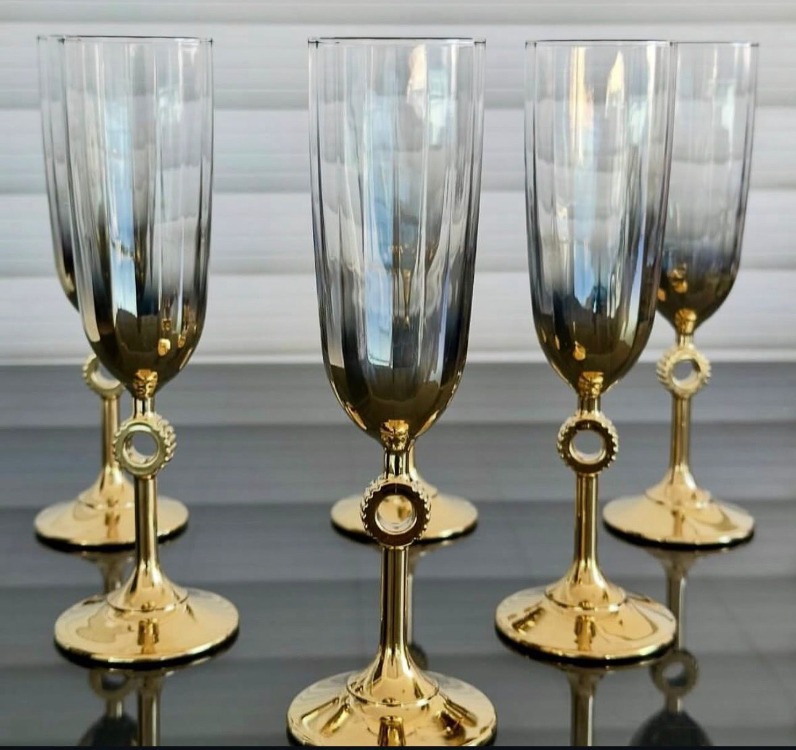 Paşabahçe Amore Gold 2'li Kahve Yanı Su Bardağı-2'li Amore Kahve Yanı Su Bardağı Seti
