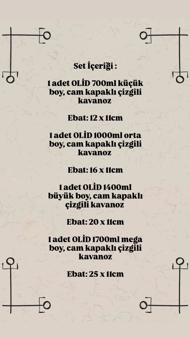 Mien 4'lü Cam Kapaklı Kavanoz Seti – Şeffaf Bakliyat, Baharat & Kuru Gıda Saklama Kabı
