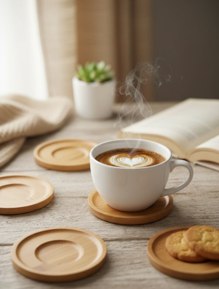 Bambu 6 lı Çay tabağı
