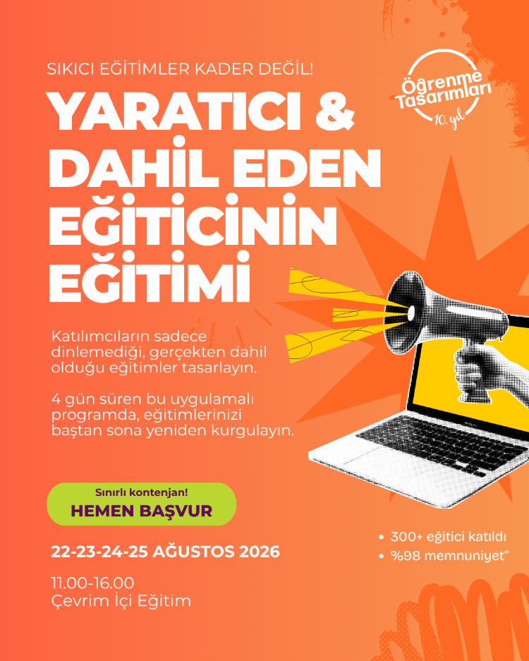 Çevrim İçi: Yaratıcı ve Dahil Eden Eğiticinin Eğitimi