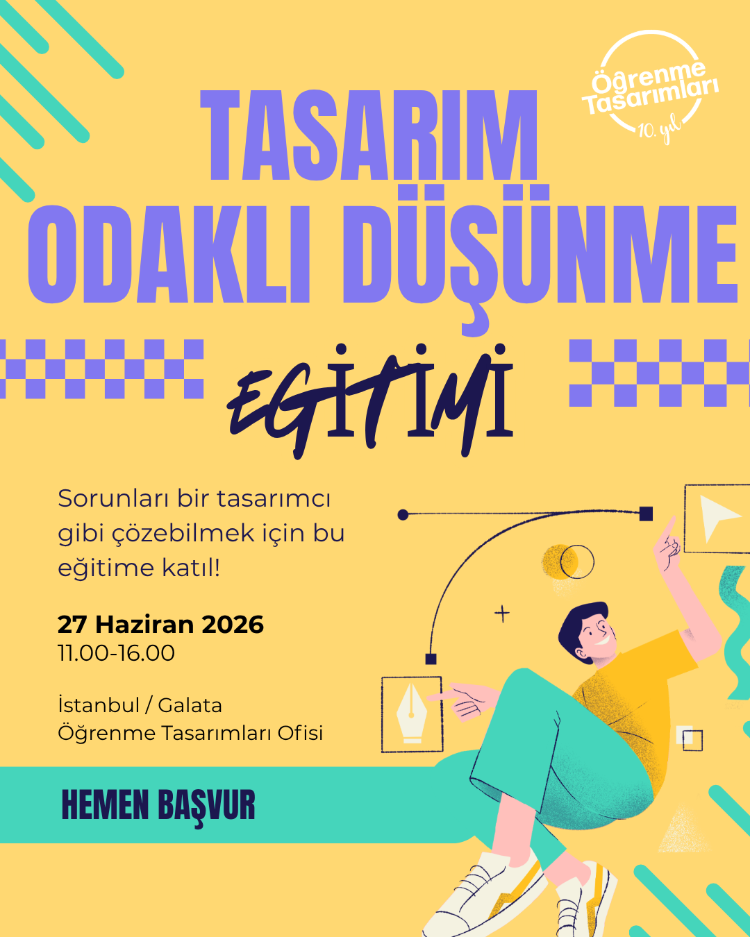Tasarım Odaklı Düşünme Eğitimi - Yüzyüze
