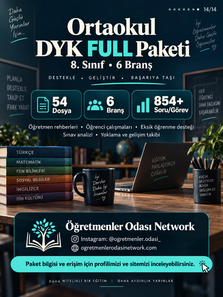 Ortaokul DYK FULL Paketi