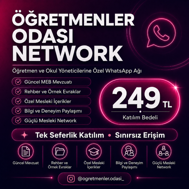 Öğretmenler Odası Network Üyeliği 