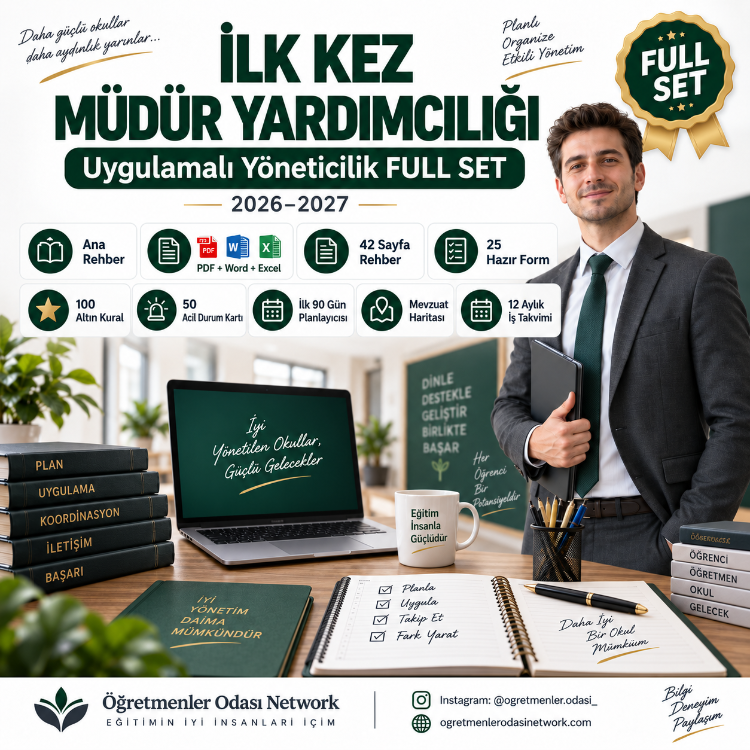  Müdür Yardımcısı FULL Paket 2026-2027