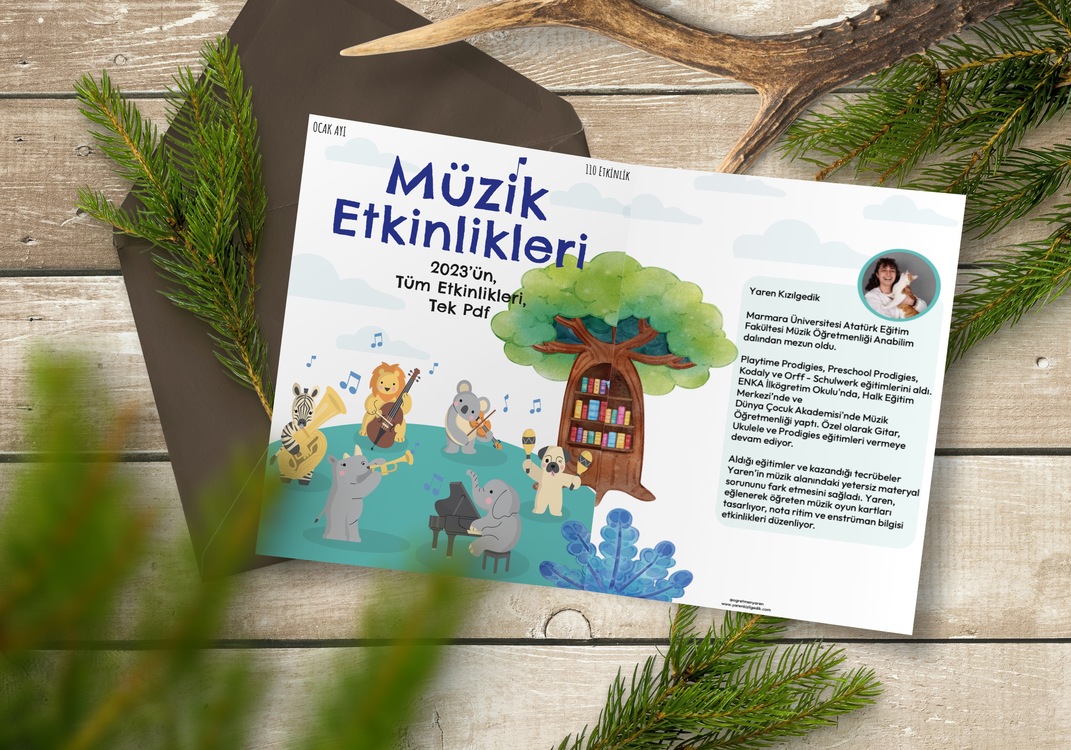 121 Etkinlik İçeren Müzik Etkinlik Kitabı