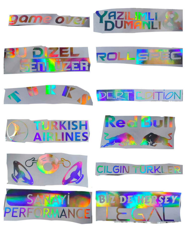 Sticker modelleri adet