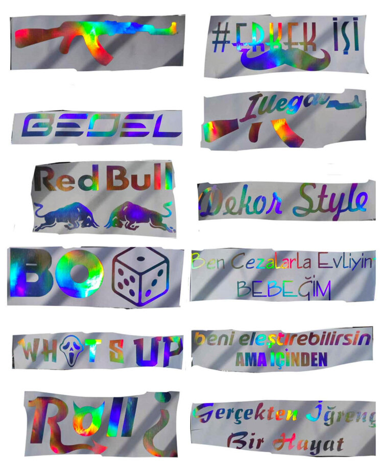 Sticker modelleri adet
