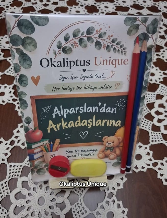 Kişiye Özel Okula Hoş Geldin Seti