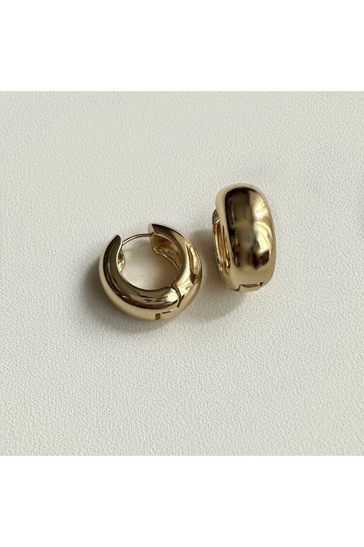 Kalın Halka Model 2'li Küpe