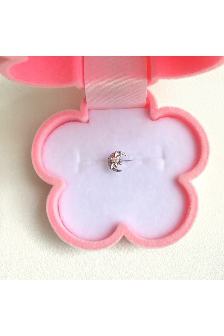 Cerrahi Çelik Ay Detaylı Tragus Piercing