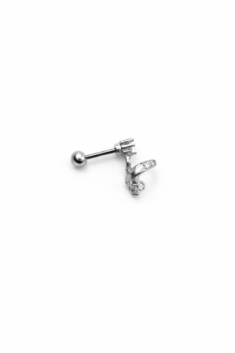 Çelik Üç Boyutlu Yıldız Piercing