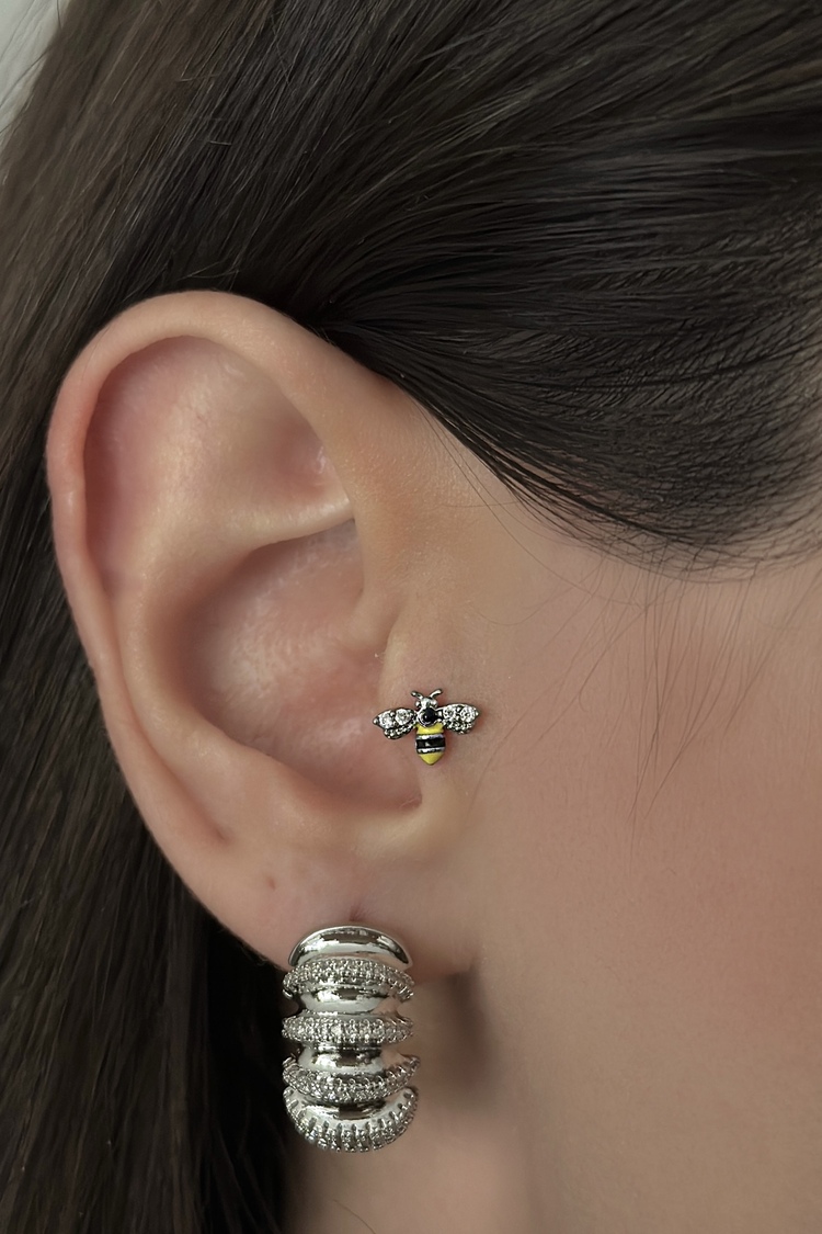 Çelik Arı Tragus Piercing
