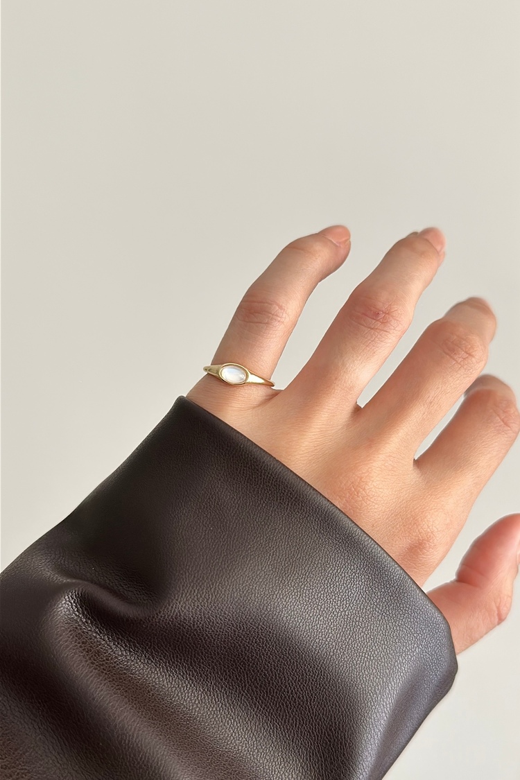 Mini Opal Serçe Parmak Yüzük