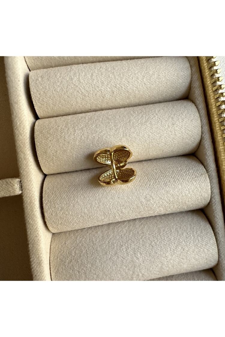 Cerrahi Çelik Kalp Üç Boyutlu Halka Tragus Piercing