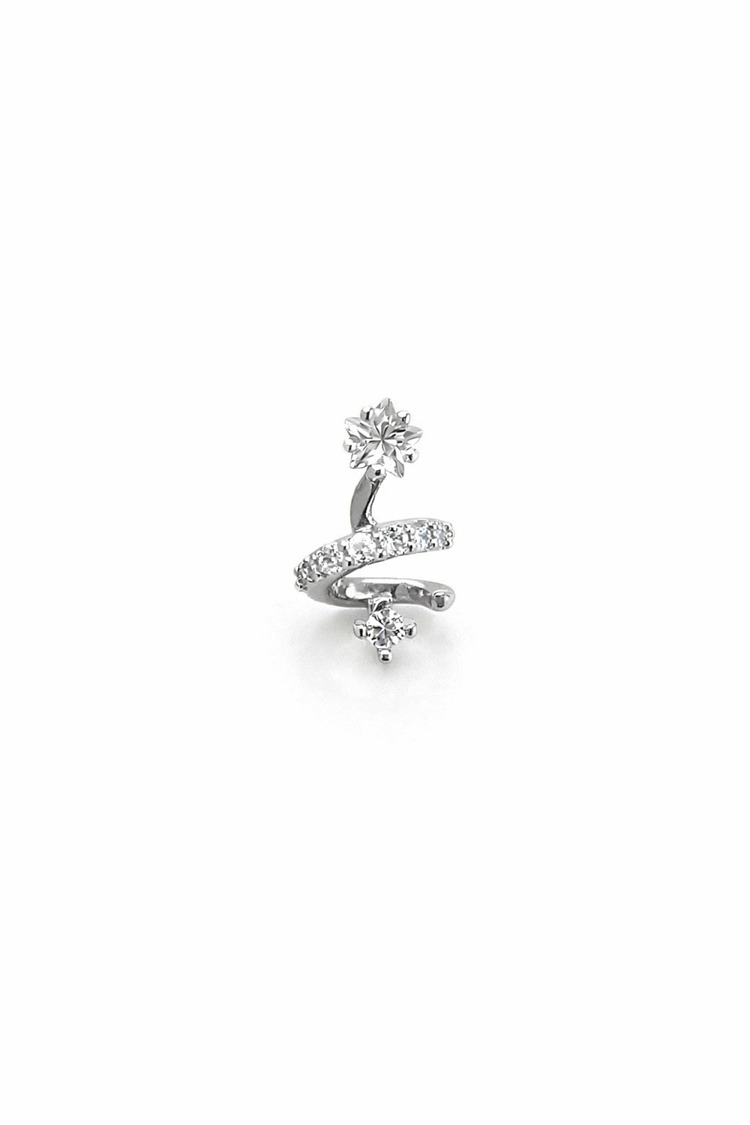 Çelik Üç Boyutlu Yıldız Piercing