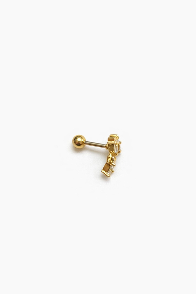 Çelik Sallantılı Kirpikli Göz Piercing