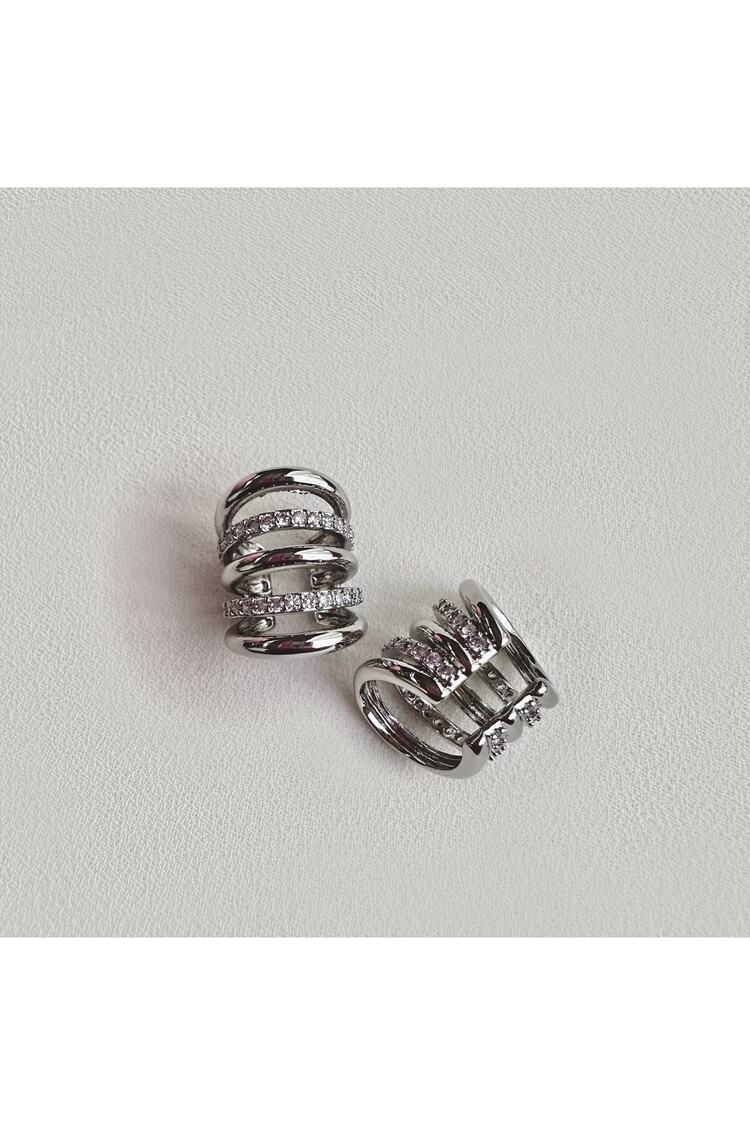 Kadın Kalın Boğumlu Earcuff Kıkırdak Küpe