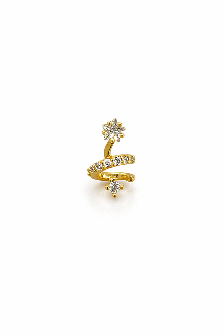 Çelik Üç Boyutlu Yıldız Piercing