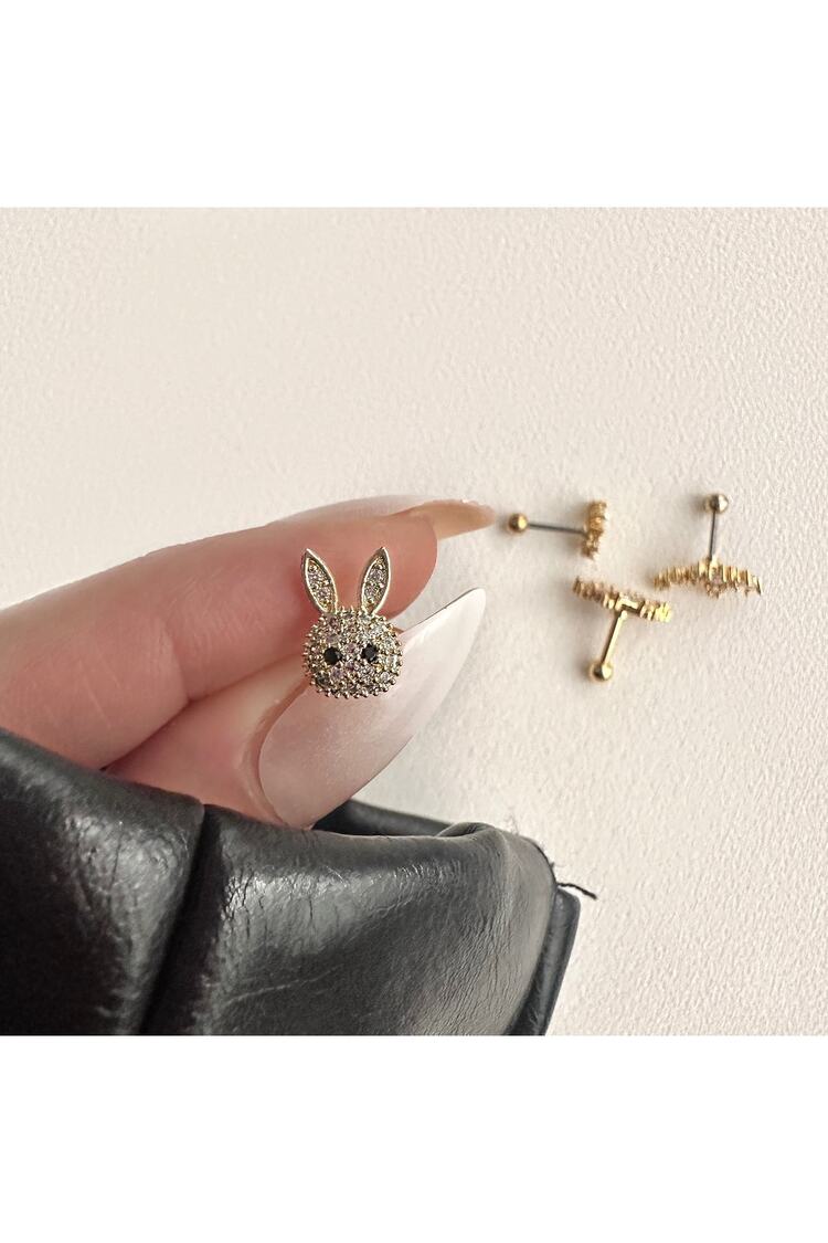 Cerrahi Çelik Tavşan Tragus Piercing