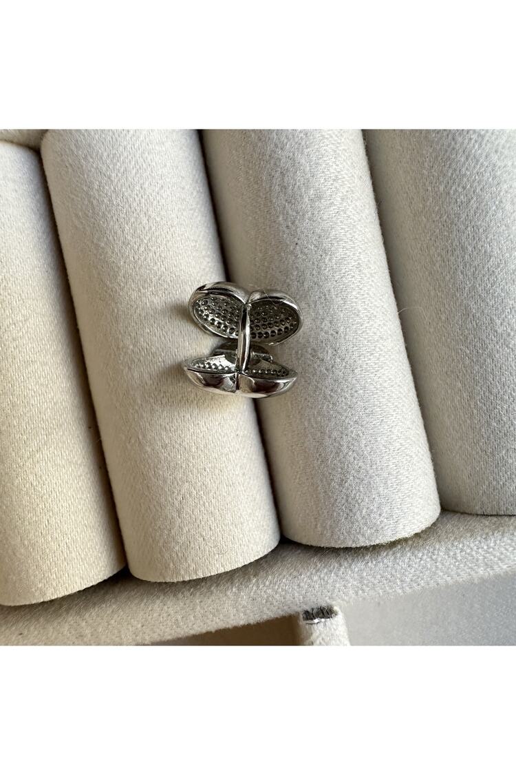 Cerrahi Çelik Kalp Üç Boyutlu Halka Tragus Piercing