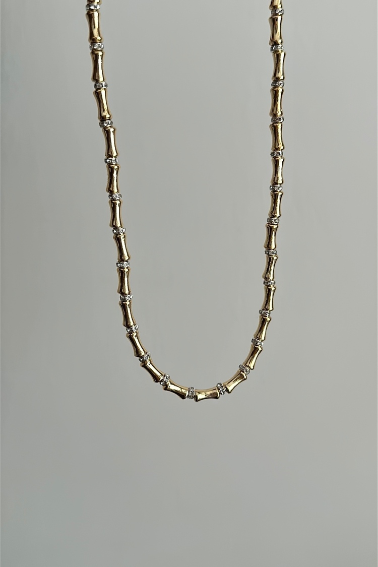 Taşlı Kemik Model Kolye