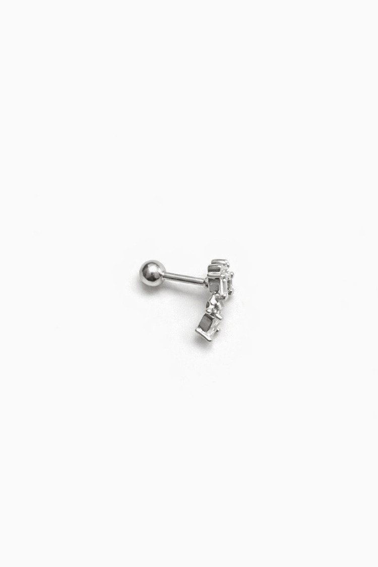 Çelik Sallantılı Kirpikli Göz Piercing