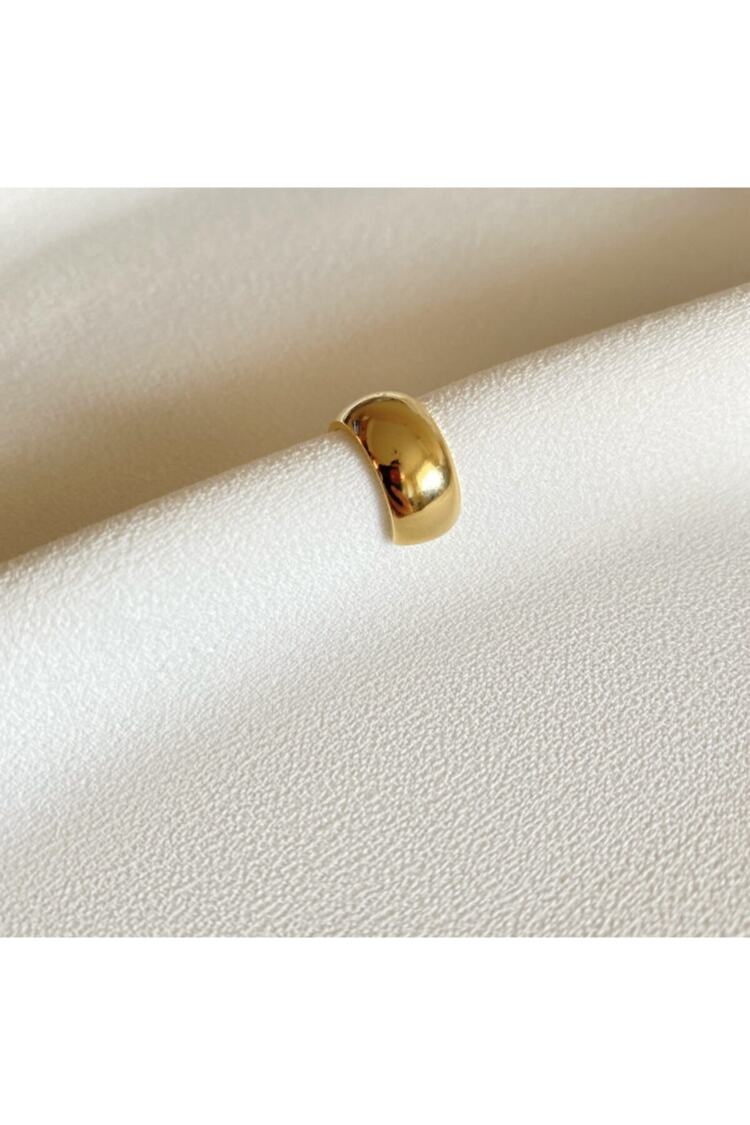 Kadın Gold Renkli Kalın Halkalı Earcuff