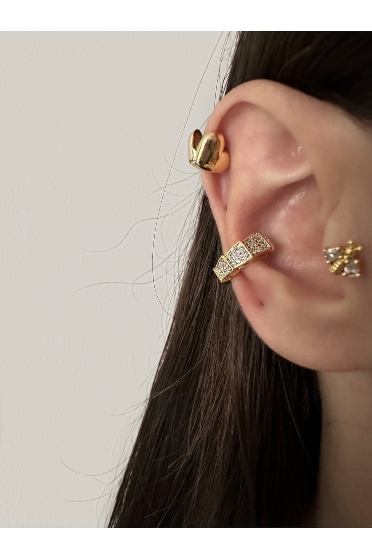 Yılan Kıkırdak Küpesi Earcuff