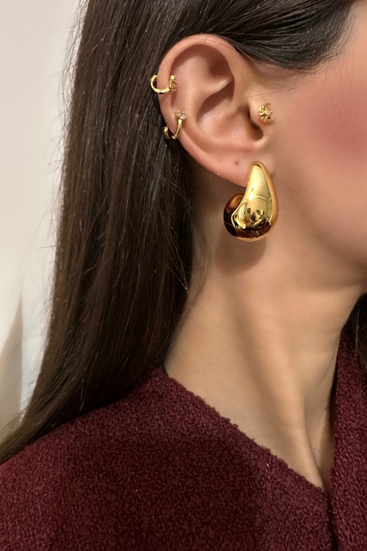 Gözyaşı Damla Model 2'Li Küpe