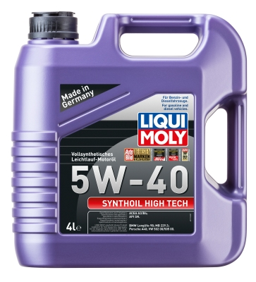 LIQUI MOLY 5W40 Synthoil High Tech Tam Sentetik Motor Yağı 4 Litre (2194)
