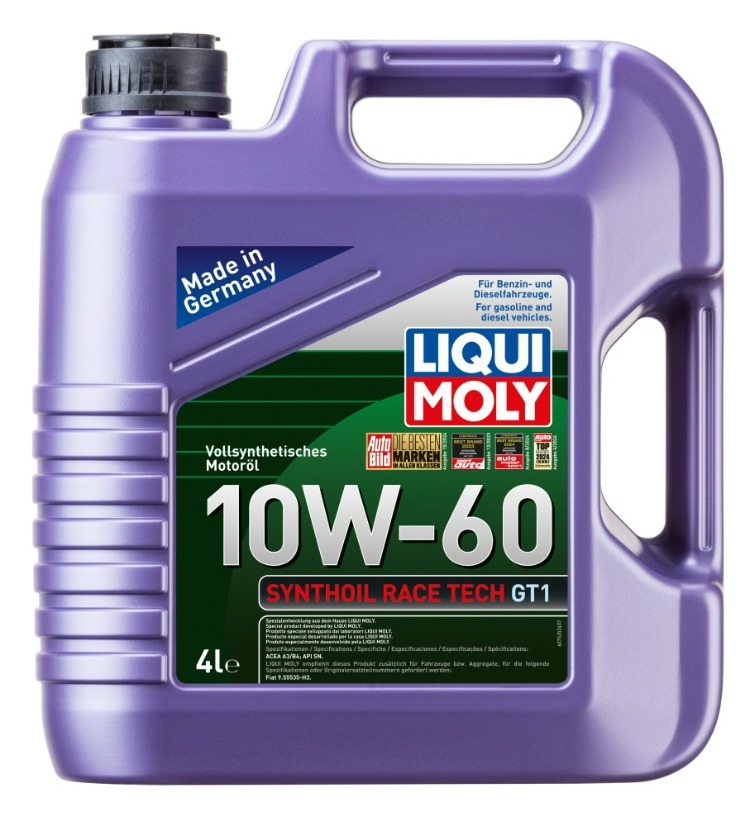 LIQUI MOLY Synthoil Race Tech GT1 10W60 Tam Sentetik Motor Yağı 4 Litre (7535)