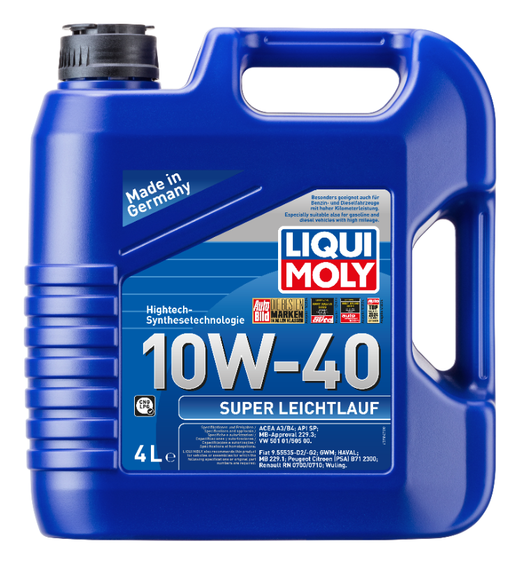 Liqui Moly 10w-40 Motor Yağı Süper Sentetik SUPER LEICHTLAUF 4 Litre (9504)