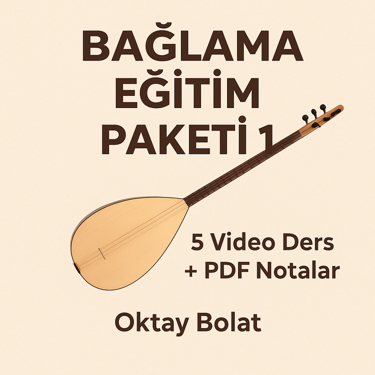  Bağlama Eğitim Paketi 1 Oktay Bolat